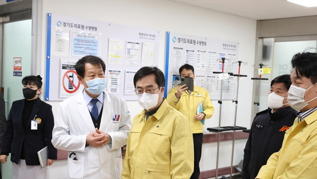 김동연 경기지사 ‘의료계 집단행동’ 수원 현장 점검