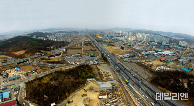 용인 플랫폼시티가 들어설 기흥구 보정동 일대