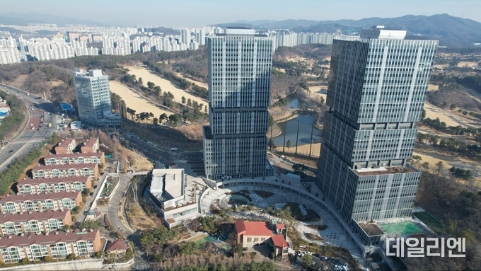 기흥구 도심에 들어선 기흥 CIT밸리 전경