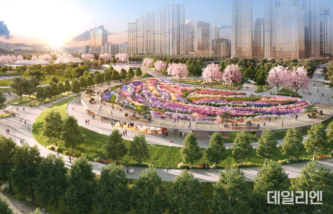 보타닉가든 동부권 공공정원화 설계공모 당선작(동탄여울공원 belvedere 360)