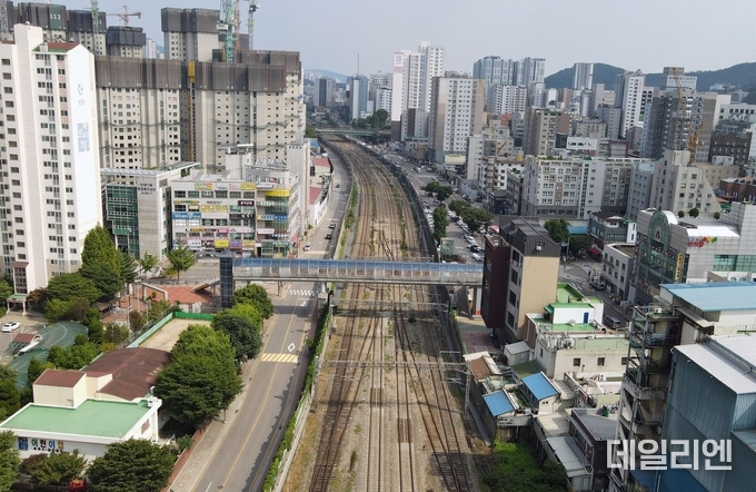 경부선 안양역 부근