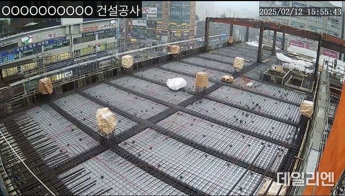 보정종합복지회관 건축현장 촬영 영상