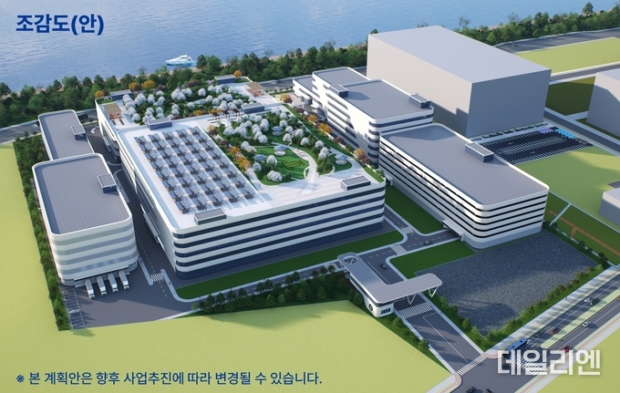 최첨단 바이오의약품 복합 연구 개발 단지 조성 조감도