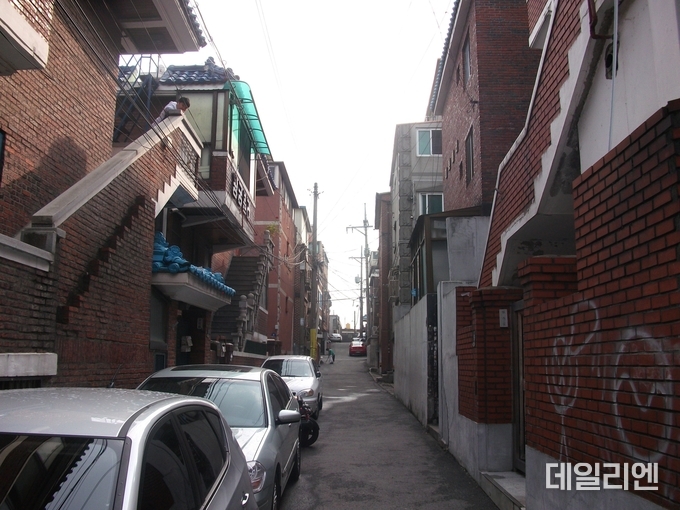 가로주택정비사업이 추진 중인 광명7동 새터마을 일원