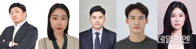 왼쪽부터 김영진 ㈜린온컴퍼니 대표, 윤소연 퍼클 대표, 장대연 한경국립대 조교수, 규원 안양시청 직장운동부 육상코치,우수지 비엔에스컴퍼니 대표