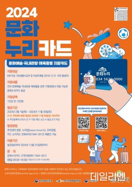 2024년 문화누리카드 홍보문