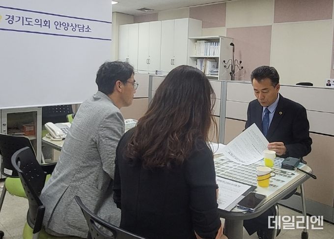김성수의원, 안양해솔학교 주차공간 조성사업 관련 논의
