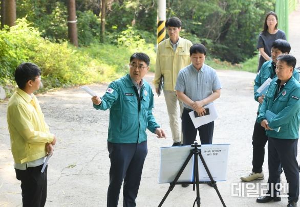 손임성 화성 부시장, 우기 대비 및 집중안전점검 대상지 현장점검