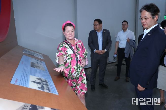 미국 최대항공사 델타항공을 시찰하는 이동환 고양특례시장