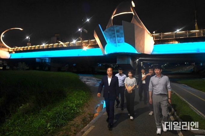 오산시, 오산천변 5곳 교량에 경관조명 신설
