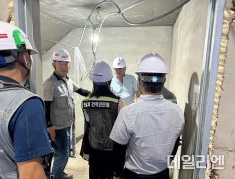 안성시 지역건축안전센터, 2024 여름철 폭염대비 건축공사장 안전점검 실시
