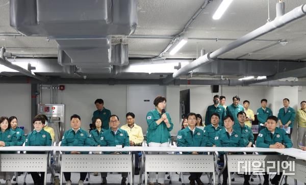 경기도의회 이애형 의원, 경기도교육청 '2024년 을지연습' 격려 방문