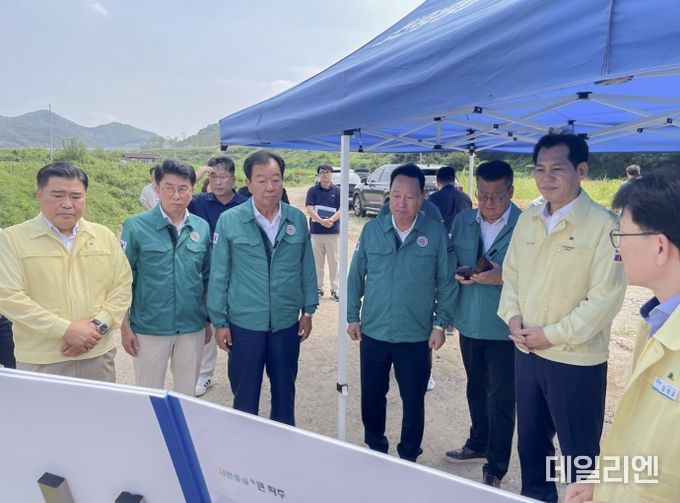 안전행정위원회, 파주 특별재난 선포 지역 방문