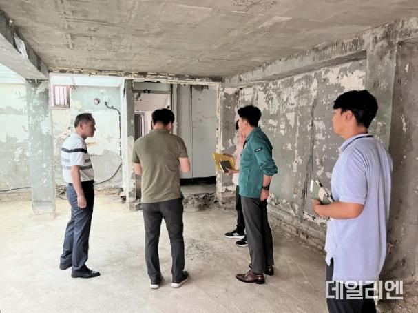 수원시 권선구청장, 세류2동 환경관리원 쉼터 조성 현장방문