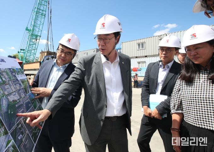 정명근 화성시장, ASML 화성 뉴 캠퍼스 조성 현장점검