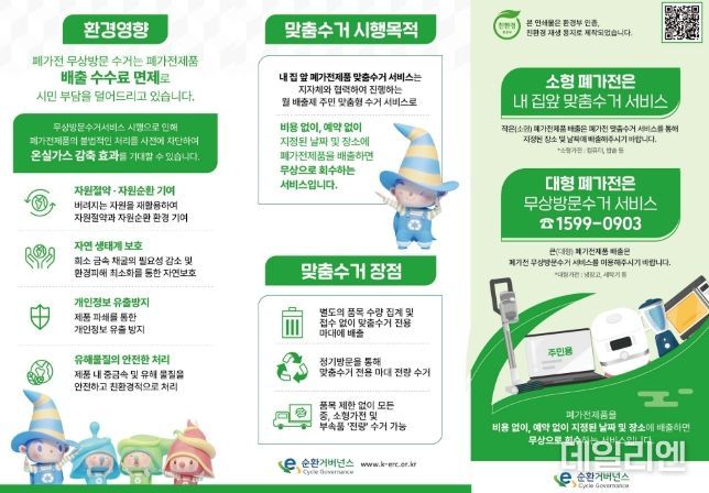 화성시, ‘내집앞 폐가전제품 맞춤수거 서비스’본격... 자원의 선순환 기대