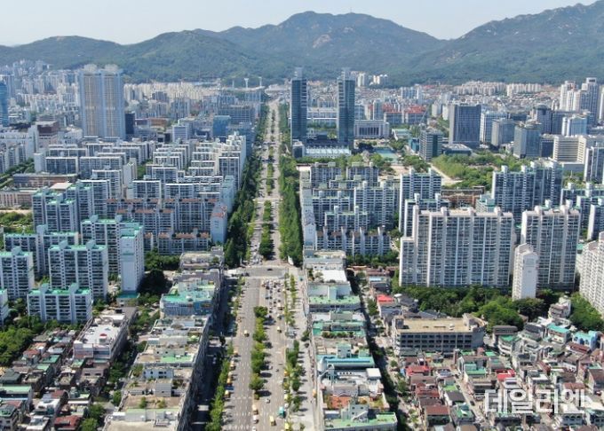 평촌 신도시 전경