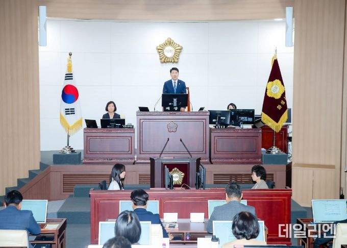 제235회 임시회 제1차 본회의 전경