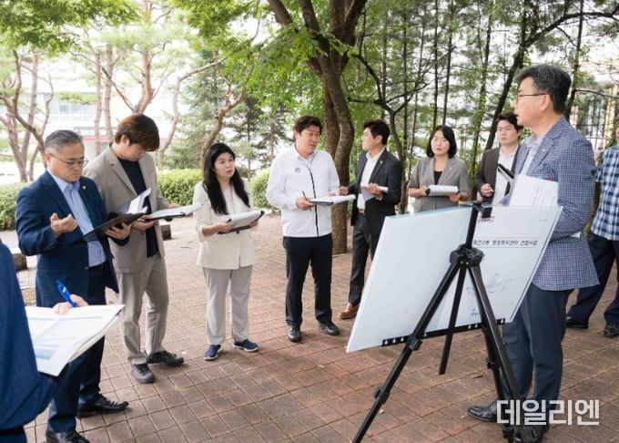 용인특례시의회 자치행정위원회, 제286회 임시회 공유재산 관리계획안 심의 대상지 현지 확인