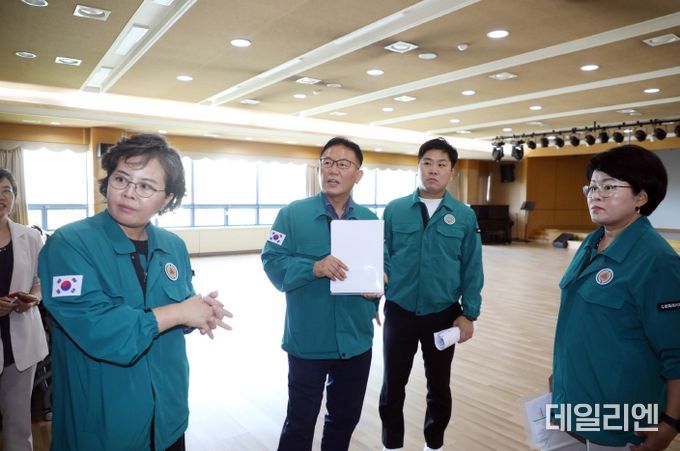 수원시의회 도시환경위원회 폐기물처리시설 주민편익시설 현장 점검 나서