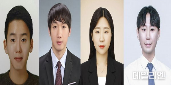 제6회 청년상 수상자 사진_(왼쪽부터)김성욱 이봉준 박기양 편진범 씨
