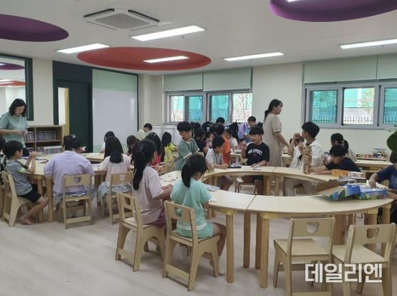 용인특례시 처인구 고림동 고진초등학교 내 용인 첫 학교 안 '다함께돌봄센터 20호점' 운영을 시작했다