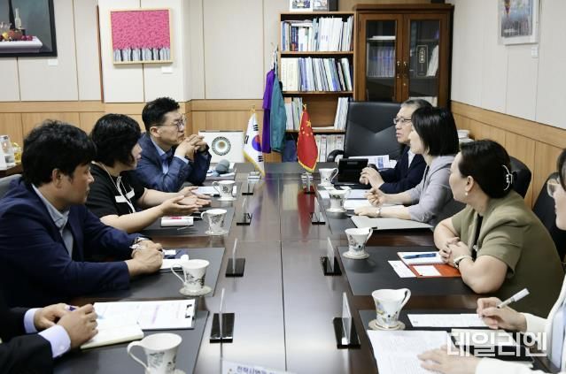 중국 산둥성 쯔보시 관계자 안산시 방문… 우호 협력 의지 표명