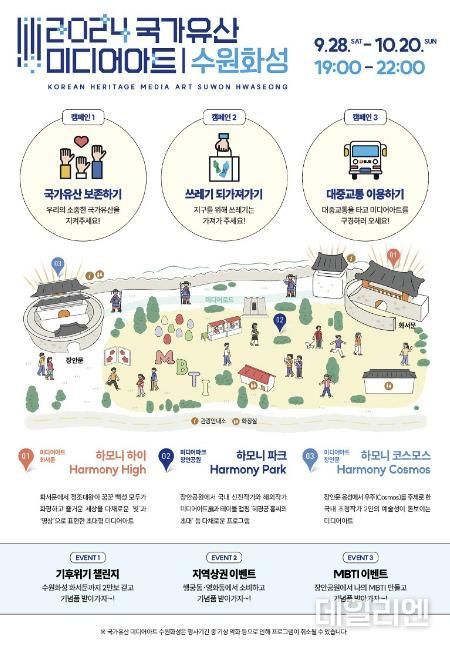2024 국가유산 미디어아트 수원화성 사전 캠페인