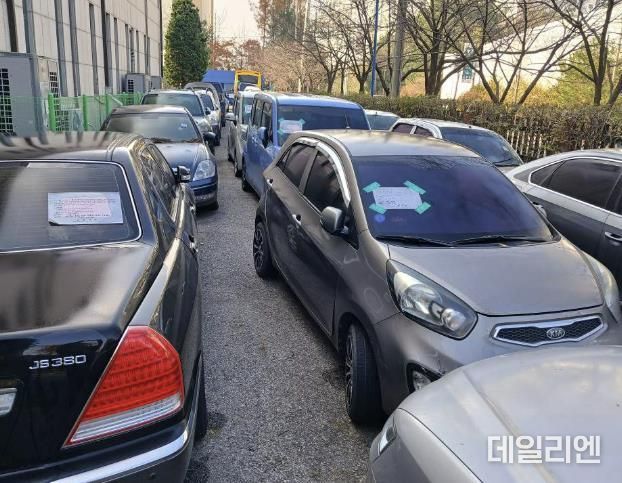 지난해 무단방치 차량으로 붐비던 견인차량보관소