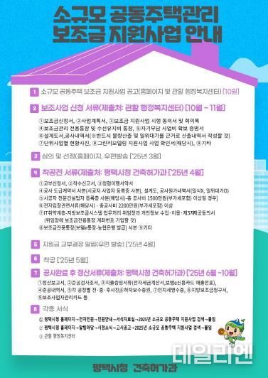평택시, 2025년 소규모 공동주택관리 지원사업 수요조사