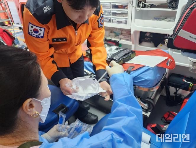 구급차 세균검사