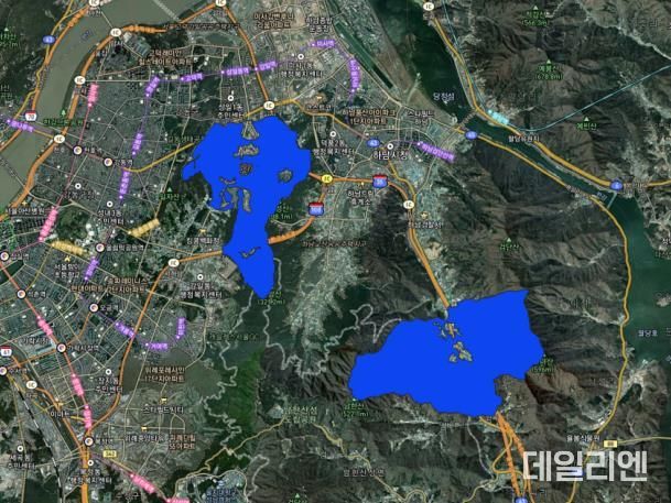 토지거래허가구역 해제 도면