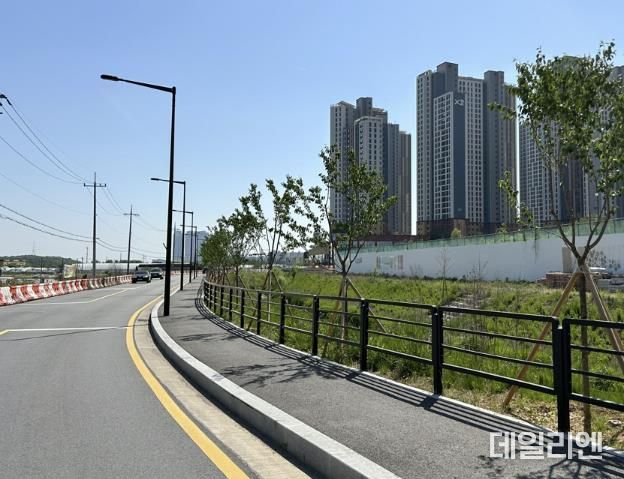 견달산천 가로수 식재사업